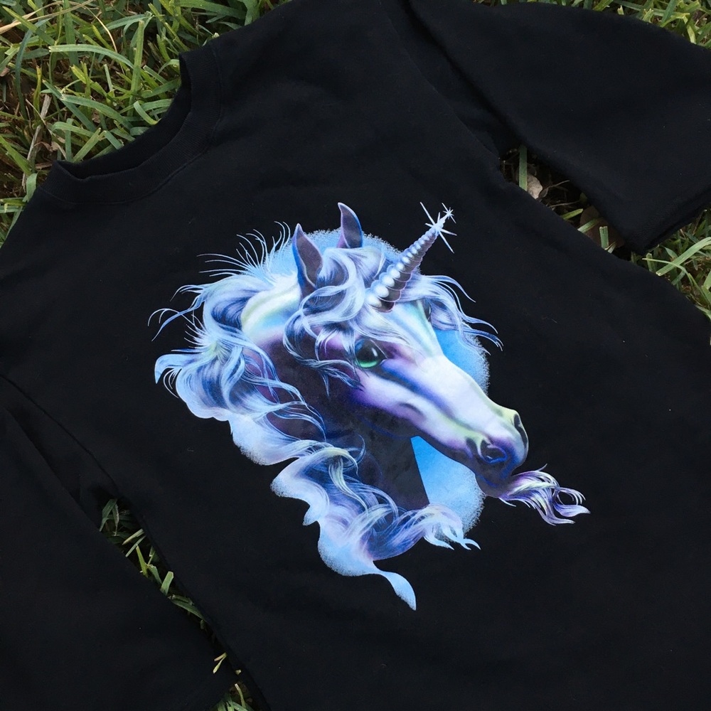 Ground Zero Black Unicorn Sweater Dress